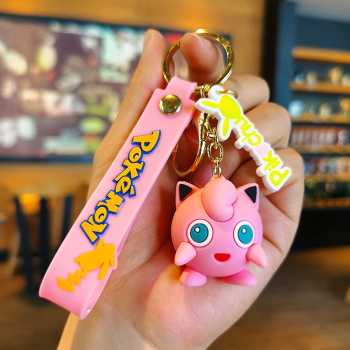 Wholesale Cartoon Doll Silicone Keychain JDC-KC-Tingm210