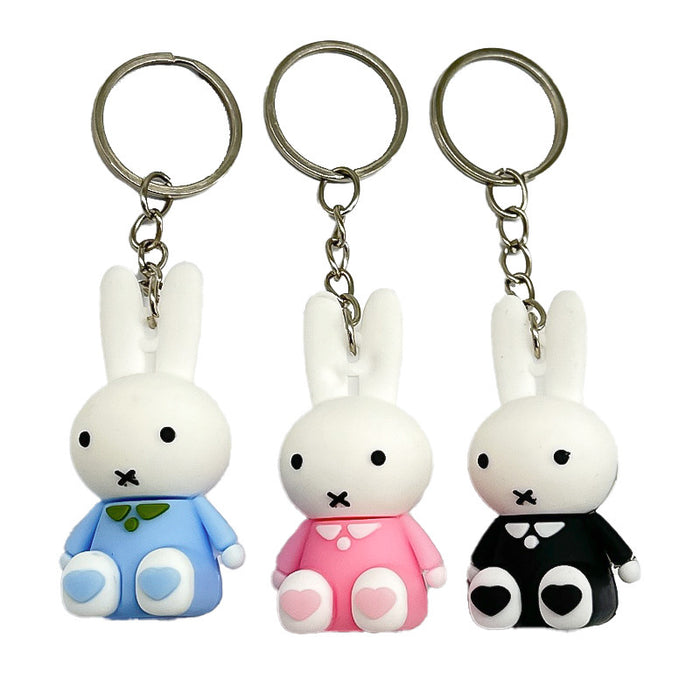 Wholesale  Cartoon cute  doll keychain schoolbag pendant car key chain