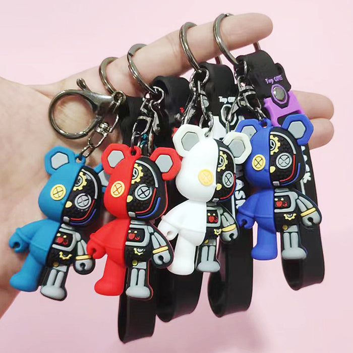 Wholesale PVC Cartoon Bear Keychain JDC-KC-ShiM001