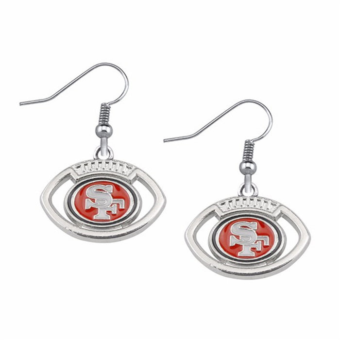 Wholesale Team Earrings Football Shape Earrings
