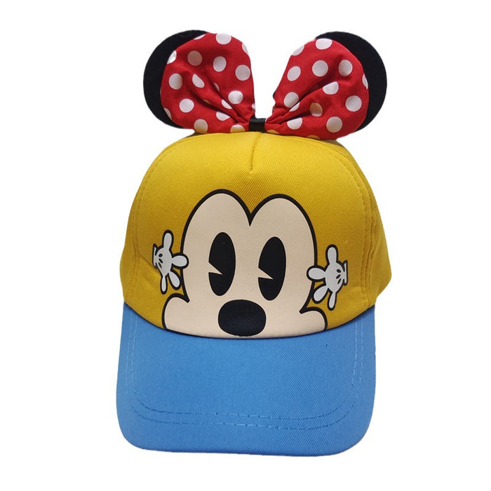 Wholesale Cartoon Children's Baseball Hat Cute Bow Duck Tongue Hat Big Ears Sunshade Hat
