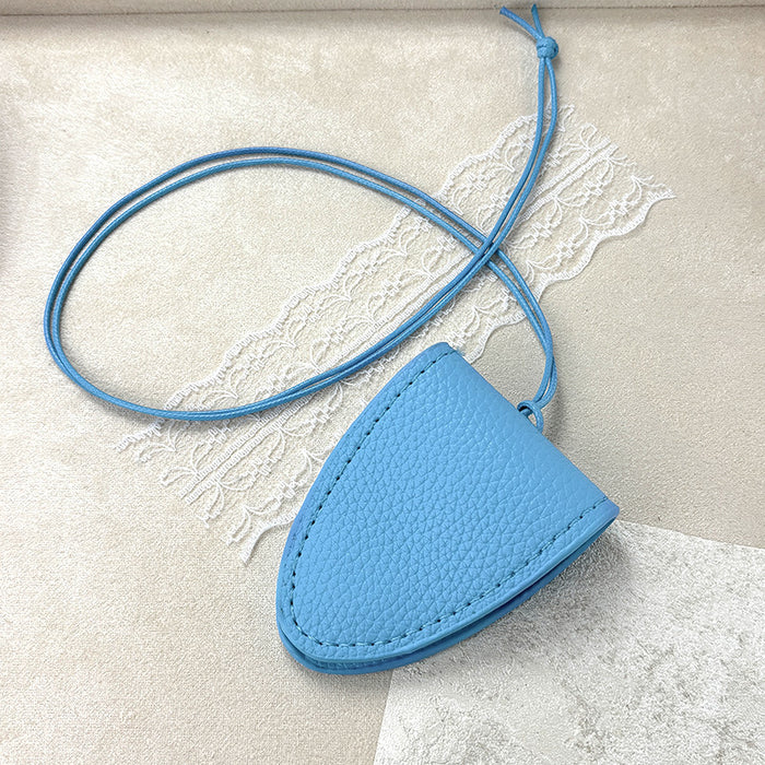 Wholesale Color PU Leather Magnetic Neck Glasses Bag Necklace Sunglasses Glasses Holder