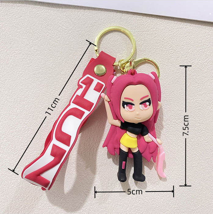 Wholesale KPOP anime-themed personalized character keychains