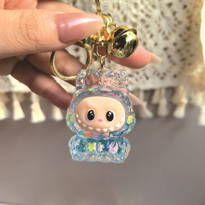 Wholesale Liquid-Filled Quicksand Keychain