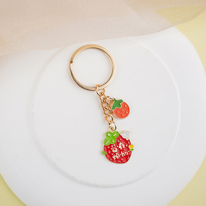 Wholesale  Keychain Pendant  Cute Girl Cartoon Bag  Hanging Ornaments