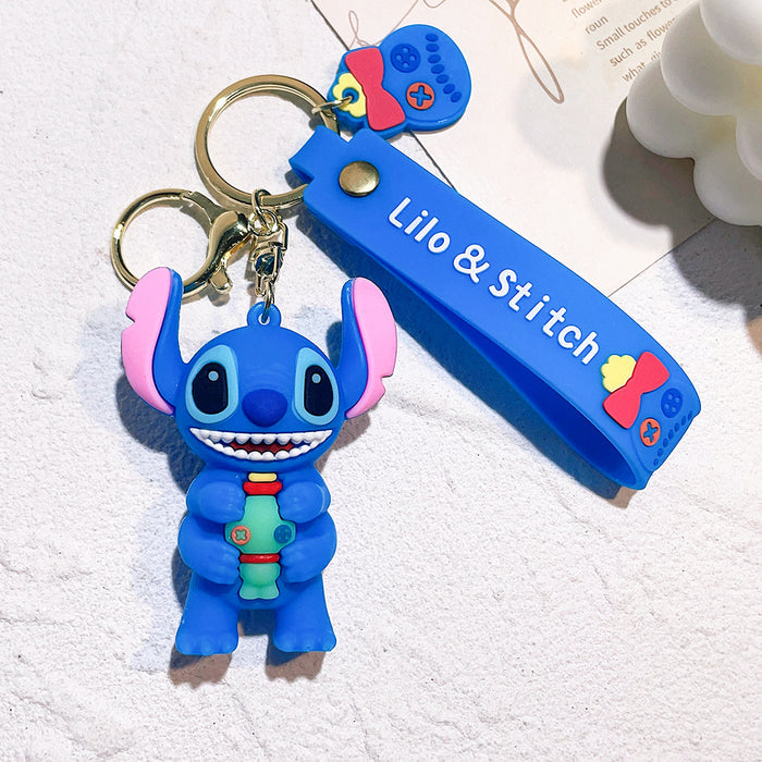 Wholesale PVC Cartoon Doll Keychain JDC-KC-Qiwei021