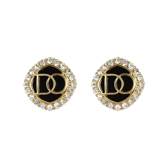 Wholesale Letter Alloy Earrings JDC-ES-Chengx007