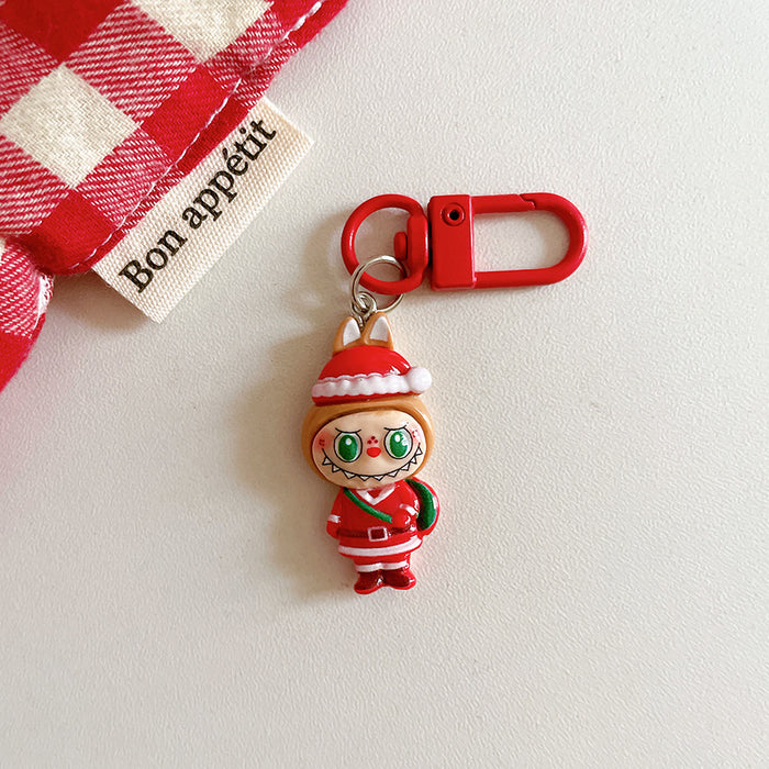 Wholesale Cute Christmas keychain pendant cartoon student backpack pendant accessories Christmas gift