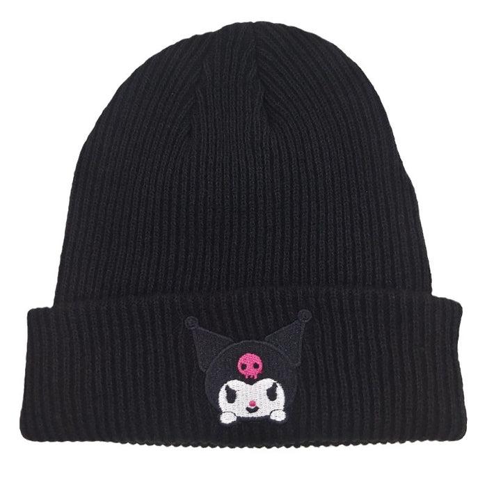 Wholesale Cartoon Embroidery Acrylic Warm Knitted Wool Hat JDC-FH-BoD014