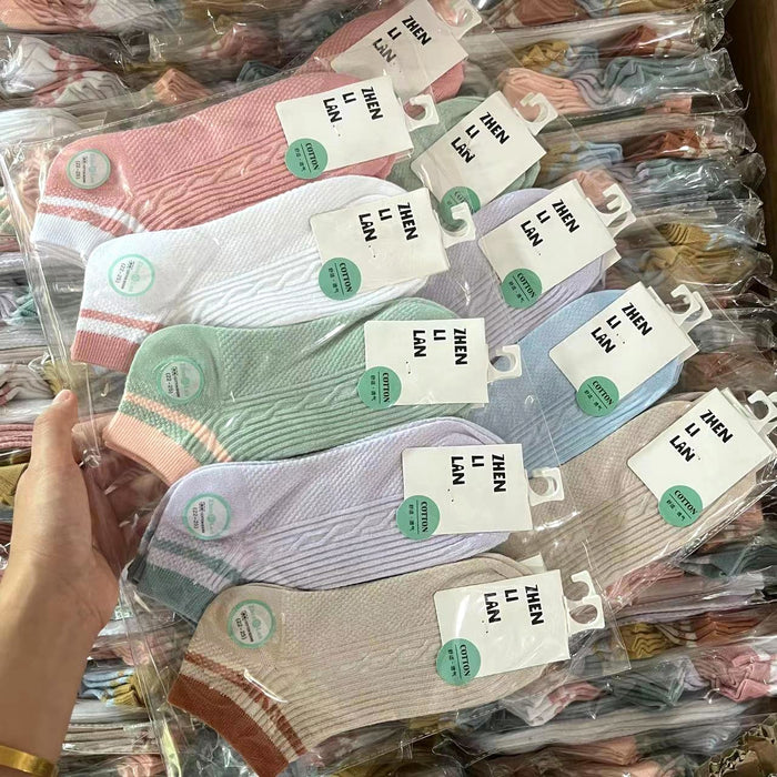 Wholesale Sports Socks Thin Short Socks Cotton Socks Breathable Short Socks Men's Socks