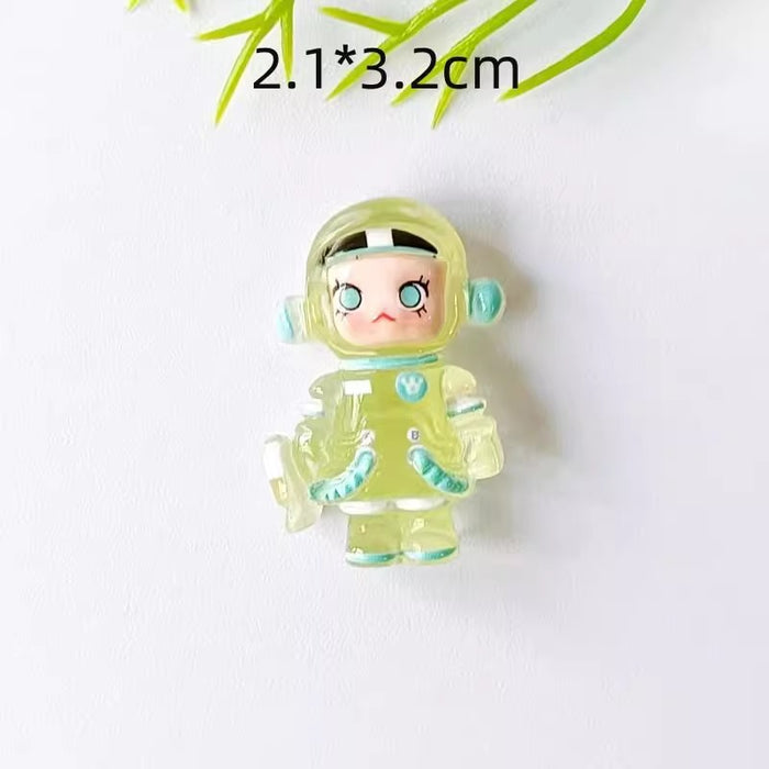 Wholesale Cute Astronaut Refrigerator Magnet Refrigerator Magnetic Sticker Personalized Creative Message Board Decorative Sticker