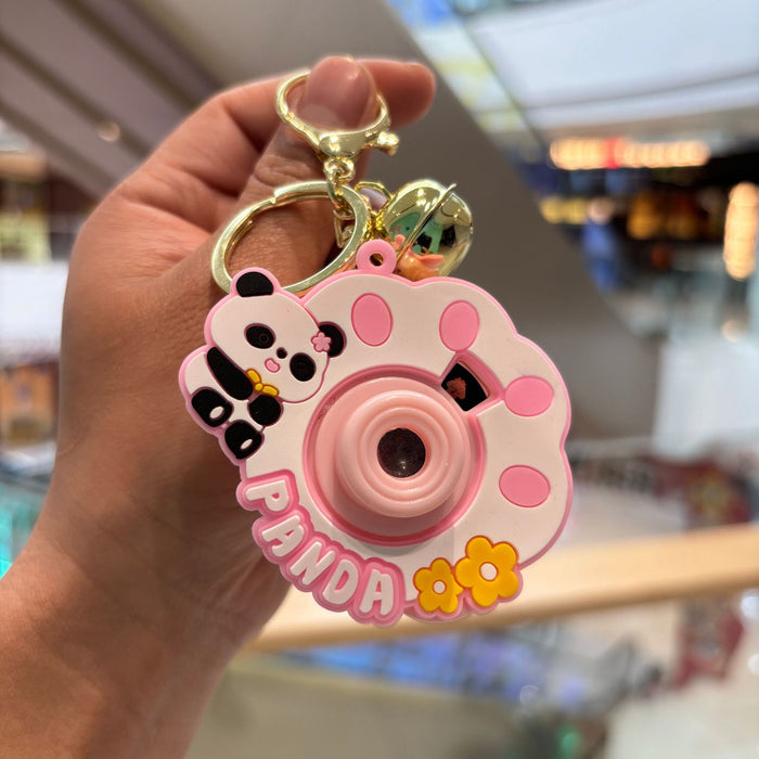 Wholesale Cartoon Plastic Projection Camera Keychain JDC-KC-PengYu008