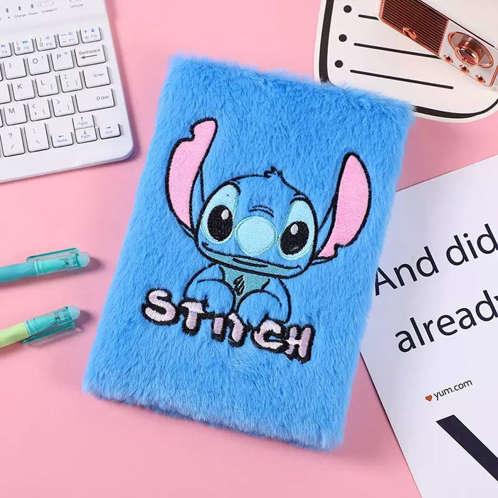 Wholesale Cute Embroider Cartoon Plush Notebook