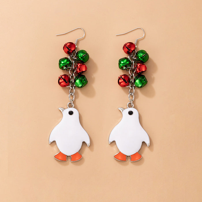Wholesale Colorful Irregular Pearl Earrings Geometric Hip Hop Fashion Accessory MOQ≥2