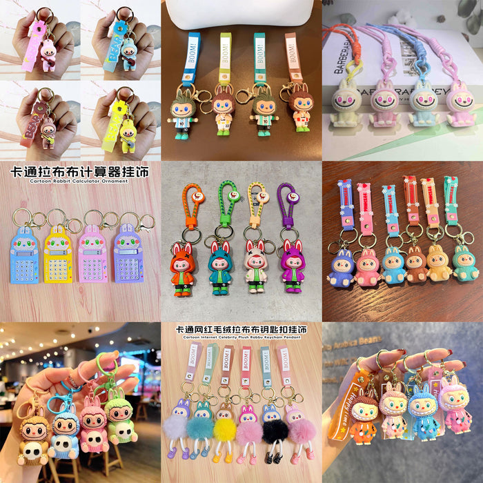 Wholesale Cartoon Loving Little Sheep Keychain Pendant,  Cute Student Bag Pendant,  Couple Style Small Gift Stall