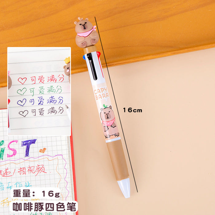 Wholesale Ballpoint Pen Student Stationery Prize Gift Christmas Gift Award Christmas Reindeer Multicolor