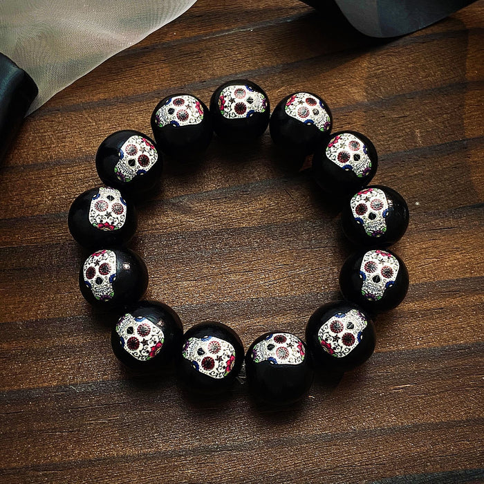Wholesale skull spider bracelet men and women Horror Halloween bracelet bracelet