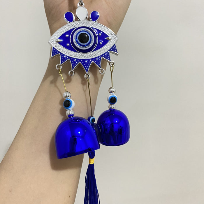 Wholesale 31cm Turkish Blue Eye Wind Chime Devil Eye Pendant