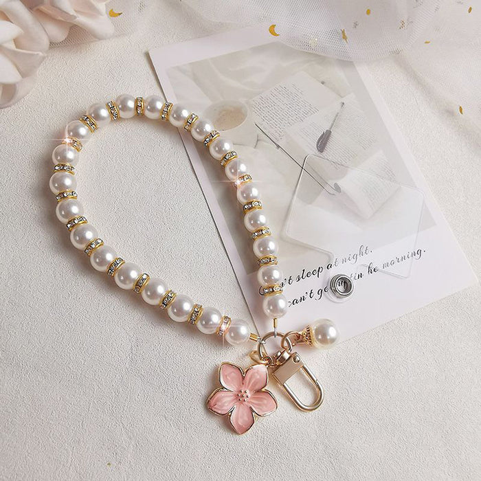 Wholesale Pearl Flower Keychain JDC-KC-Fushen002