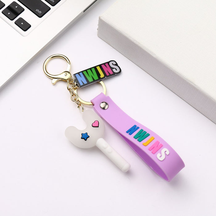 Wholesale Plastic Stereo Light Keychain JDC-KC-FY001