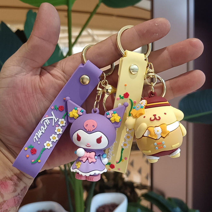 Wholesale Silicone Cartoon Figure Keychain JDC-KC-YiChang014