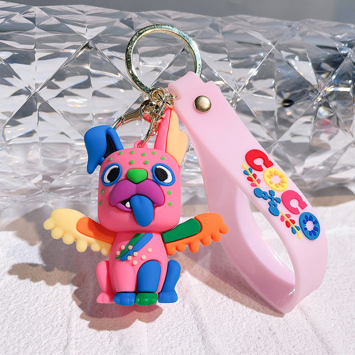 Wholesale Cartoon Silicone Doll Keychain JDC-KC-QiChao033