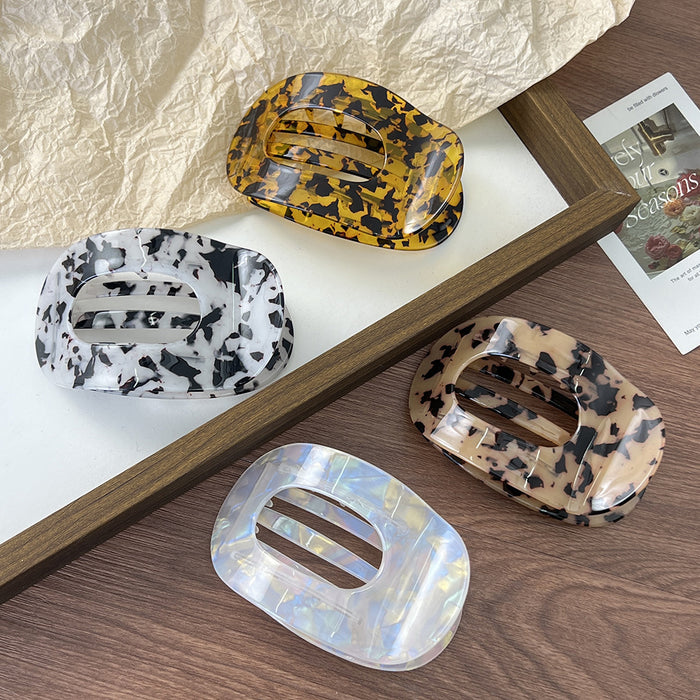 Wholesale High-End Semi-Circular Acrylic Hair Clip