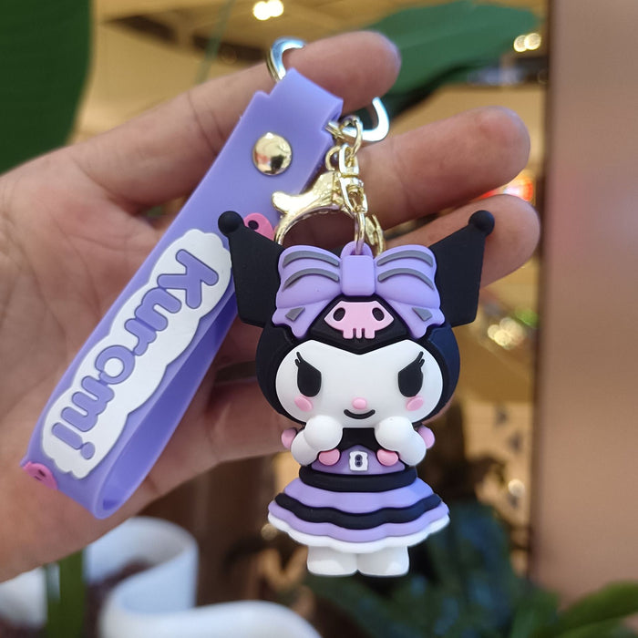 Wholesale Cartoon Silicone Doll Keychain JDC-KC-KuangK030