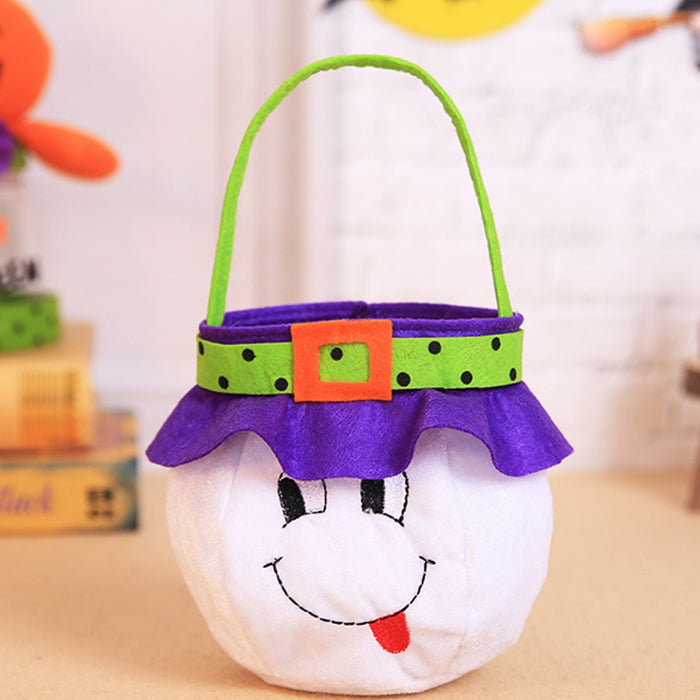 Wholesale  Decorations Witch Pumpkin Tote Bag Children Holiday Candy Bag party Dress Up Props Bag
