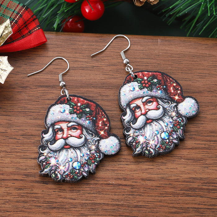 Wholesale Cute and quirky Christmas pendant earrings