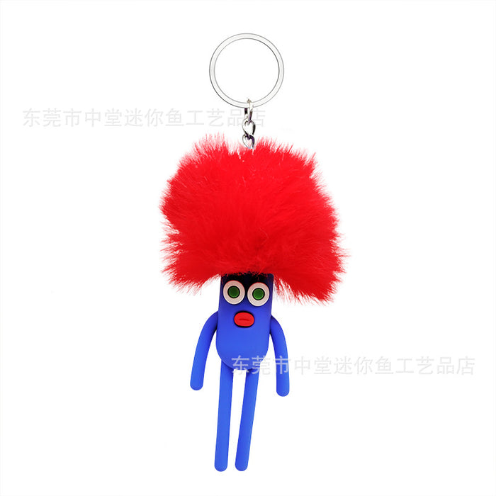 Wholesale New Keychain Pendant Sausage Pendant