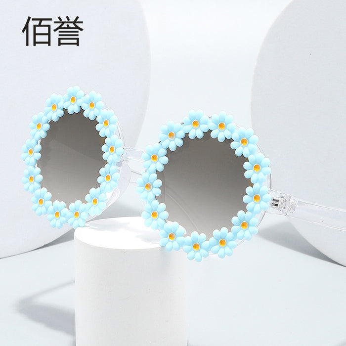 Wholesale Adult Daisy Sunglasses Cute Flower Sunglasses Sunflower Parent Child Sunglasses