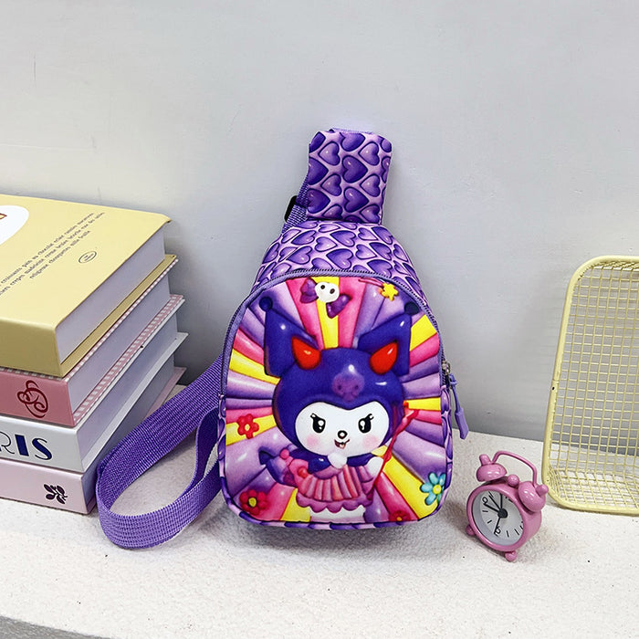 Wholesale Children's trendy handbag, chest bag, coin purse, shoulder bag, men's casual crossbody bag