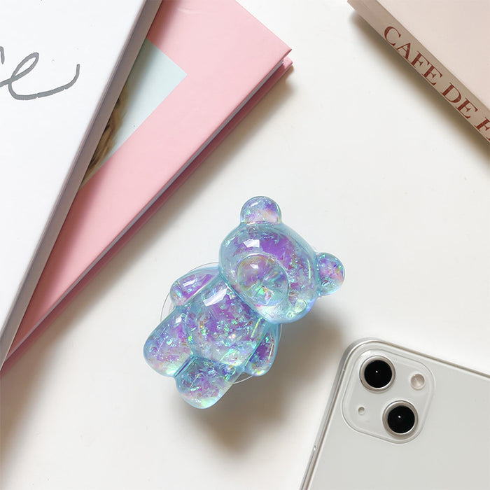 Wholesale 3D Holographic Bear Pop-out Phone Grips