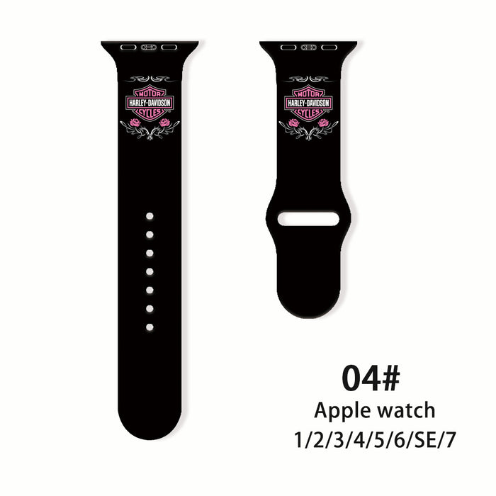 Wholesale Printed Silicone Watch Strap Wrist Strap JDC-WD-NuoQi055