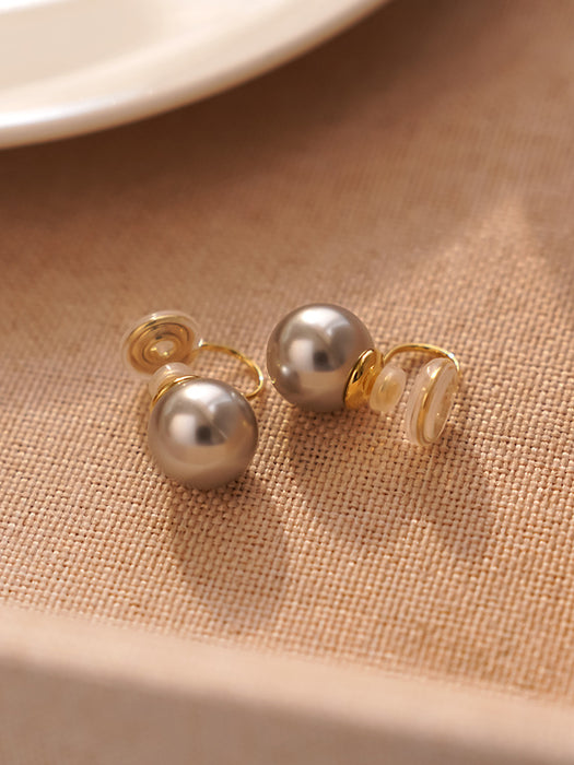Wholesale Pearl earrings, painless ear clips, elegant high-end earrings