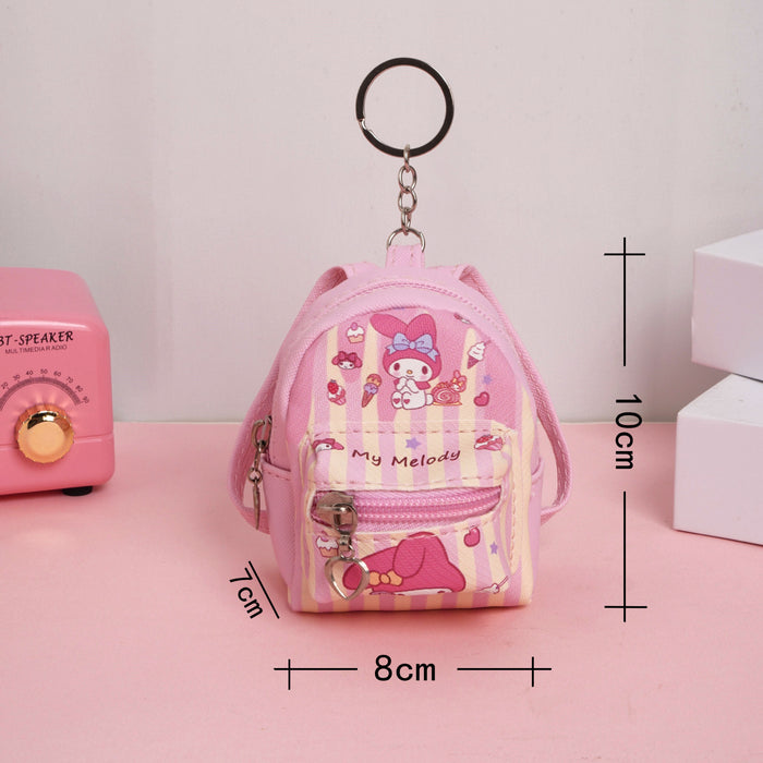 Wholesale Leather coin purse student portable mini key bag cartoon cute
