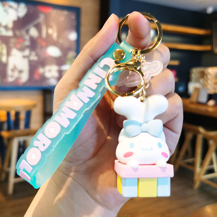 Wholesale Cartoon Doll Silicone Keychain JDC-KC-Tingm267