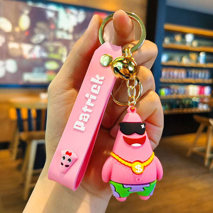 Wholesale Cartoon Doll Silicone Keychain JDC-KC-Tingm220