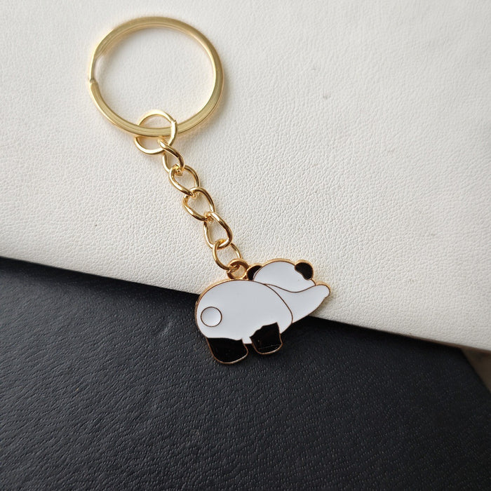 Wholesale Panda keychain  bag pendant  cartoon small gift key chain ornaments