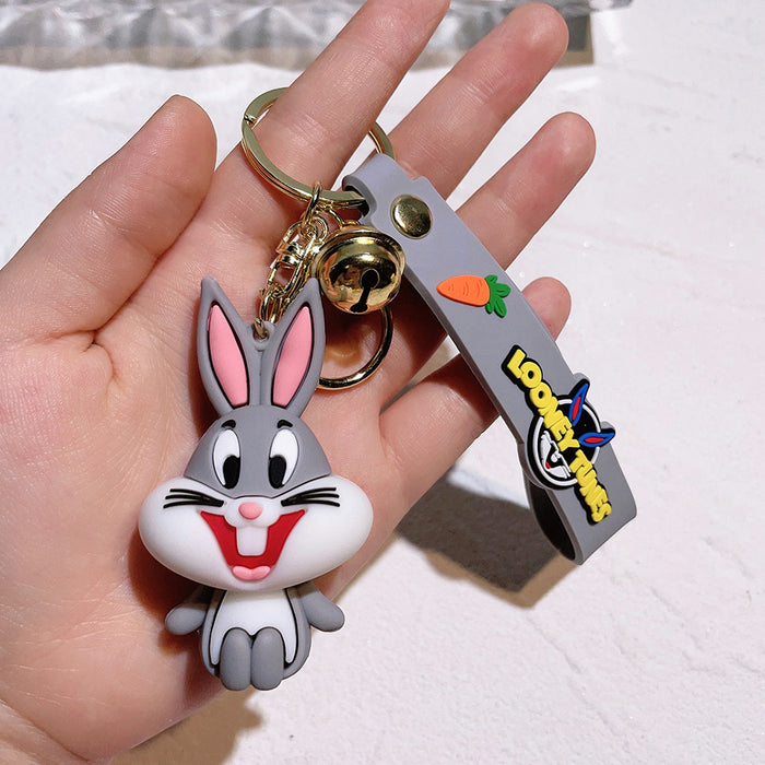 Wholesale Cartoon Doll Silicone Keychain JDC-KC-QiChao003