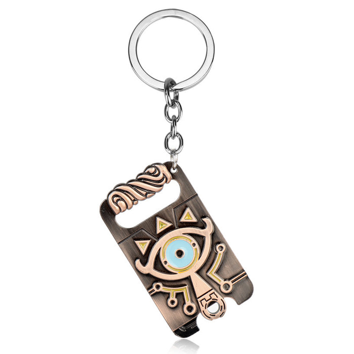 Wholesale Game Accessories Owl Shield Keychain Skyward Sword Necklace JDC-KC-HeY022