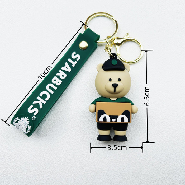 Wholesale PVC Cartoon Doll Keychain JDC-KC-WuYi035