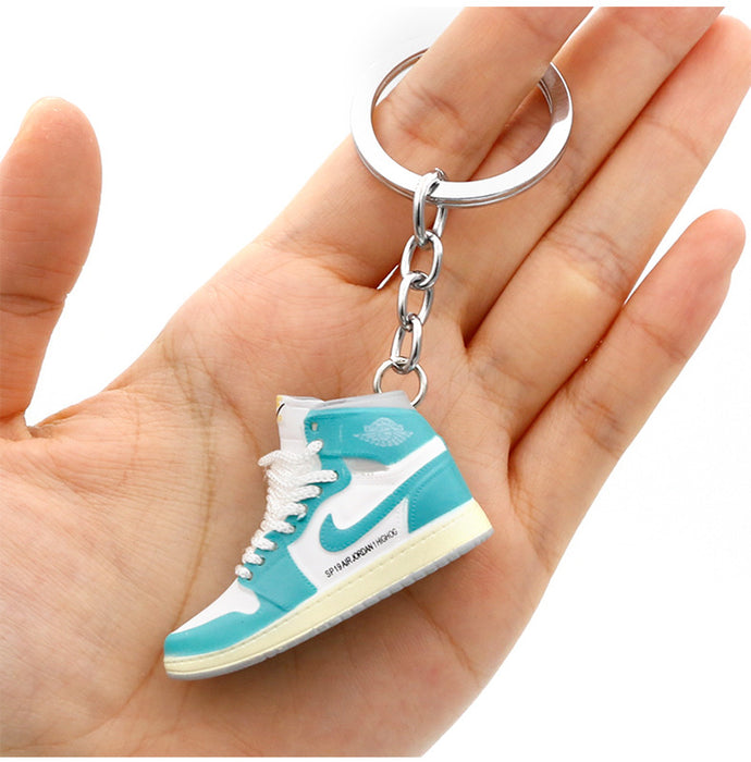 Wholesale PVC Mini Basketball Shoe Keychain JDC-KC-QLPing008