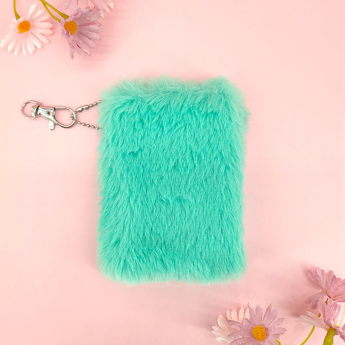 Wholesale Plush Notebook Cute Candy Color Pocket Journal for Casual Writing Gift MOQ≥2