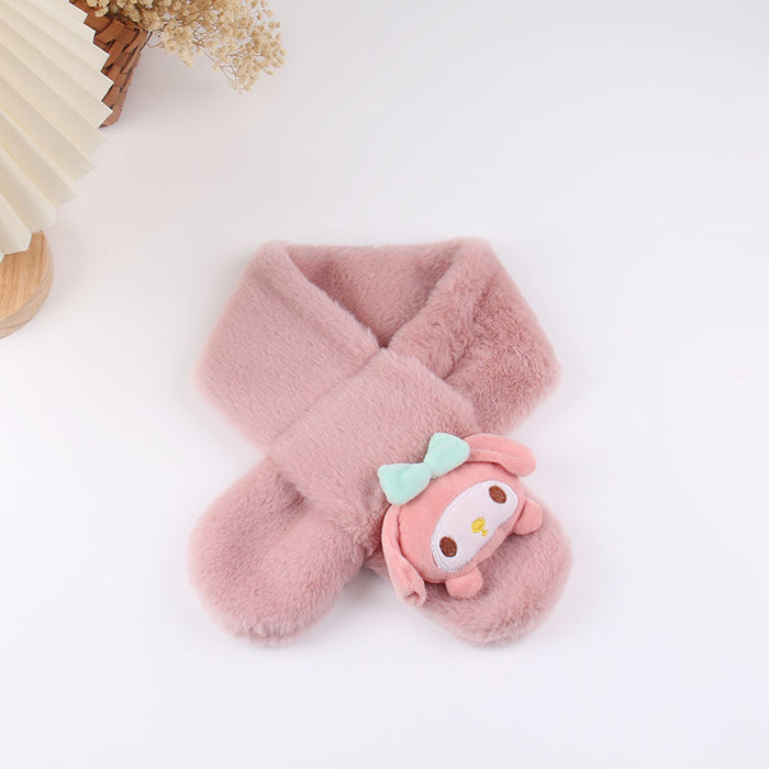 Wholesale Pure Color  Cartoon Cute Scarves