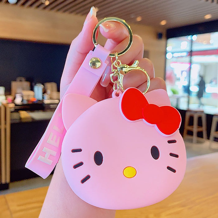 Wholesale Cartoon Silicone Coin Purse Keychain JDC-KC-KuM006