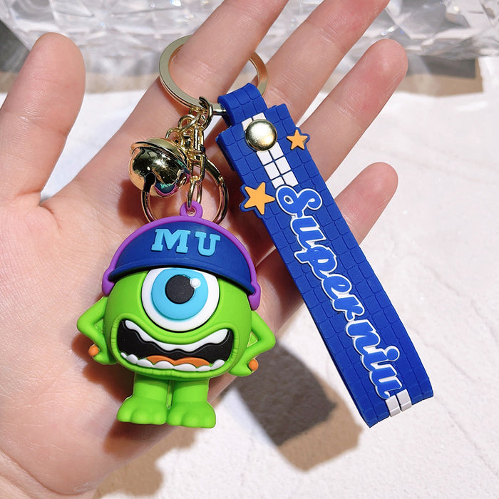 Wholesale Silicone Cartoon Doll Keychain JDC-KC-QiChao064