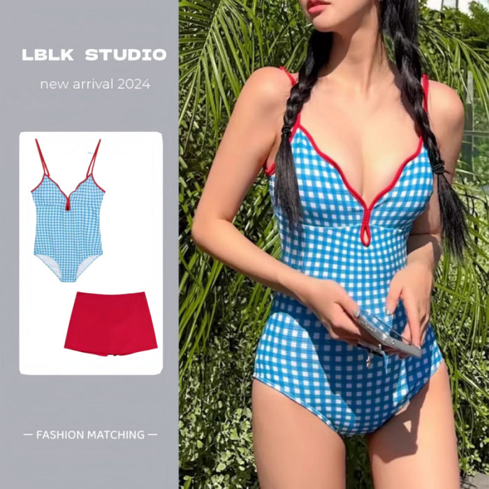 Wholesale Swimsuit one-piece bikini conservative two-piece vacation beach hot spring sexy high-end feeling
