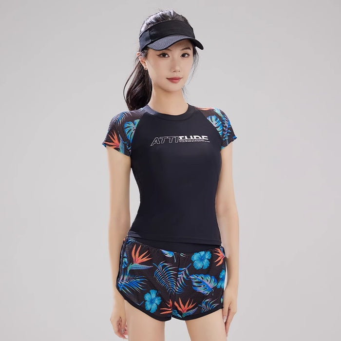 Wholesale Women's conservative one-piece swimsuit professional swimsuit